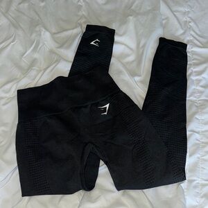 Gymshark Black Leggings Athletic Bottoms